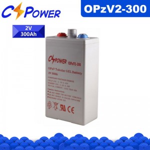 CSPower OPzV2-300 ጥልቅ ዑደት Tubular GEL ባትሪ