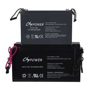 China OEM 12v100ah Gel Batteries Factories –  CG SERIES *  VALVE REGULATED GEL BATTERY – CSPOWER
