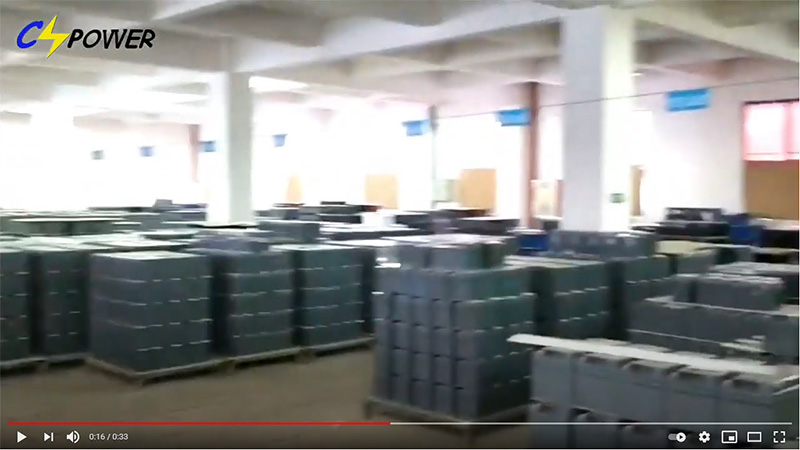 Video: CSpower Batteries in factory warehouse