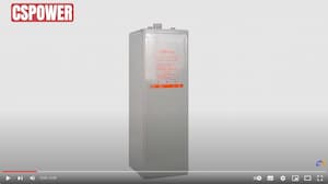 CSPower Company OPzV 1000Ah Batteria di Gel Tubular à u statu solidu