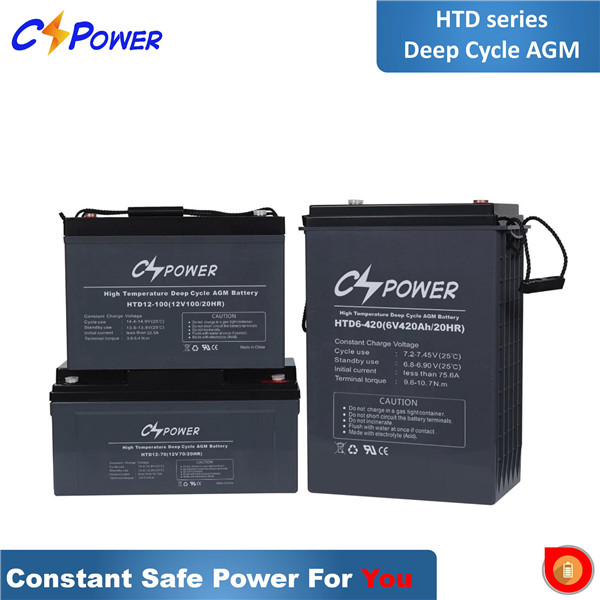 China OEM 12v Solar Agm Battery Factory –  HTD SERIES *  LONG LIFE DEEP CYCLE VRLA AGM BATTERY – CSPOWER