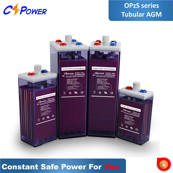 Opzv Battery Suppliers –  OPZS SERIES * FLOODED TUBULAR LEAD ACID BATTERY – CSPOWER