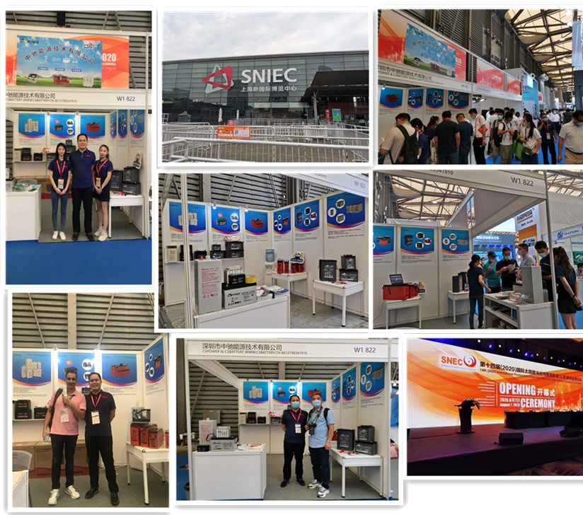 Cspower battery won successfully in SNEC 2020 solar exhibition
