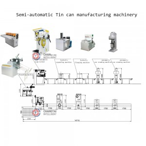 30-50L semi-automatic ကြီးမားသောစည်ထုတ်လုပ်မှုလိုင်း