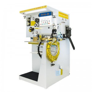 10L-25L timah bisa nggawe mesin logam kaleng pangan semi-otomatis bisa welding mesin
