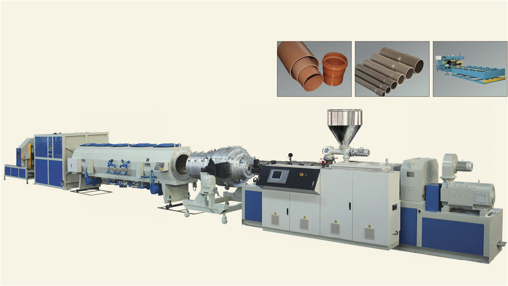 Maskin for produksjon av PVC-plastrør