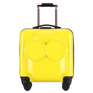 Custom Logo Cartoon Travel Trolley Luggage Bag Trolley School Bags Kids