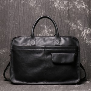Waterproof Leather Business Bag At Leather Briefcase