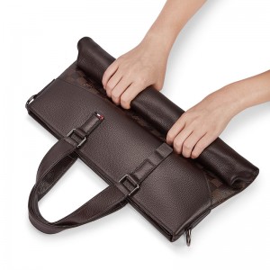 නිෂ්පාදක ඡායාරූප සහිත Ningbo Cool Leather Business Bag