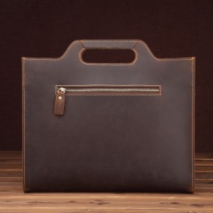 Personaliséiert Eco-frëndlech Leather Business Bag Import Flicht