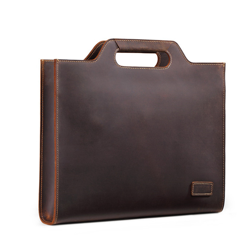 China Custom Leather Briefcase Mens Suppliers –  Personalized Eco-Friendly Leather Business Bag Import Duty – FEIMA BAG