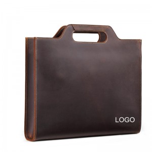 Personaliséiert Eco-frëndlech Leather Business Bag Import Flicht