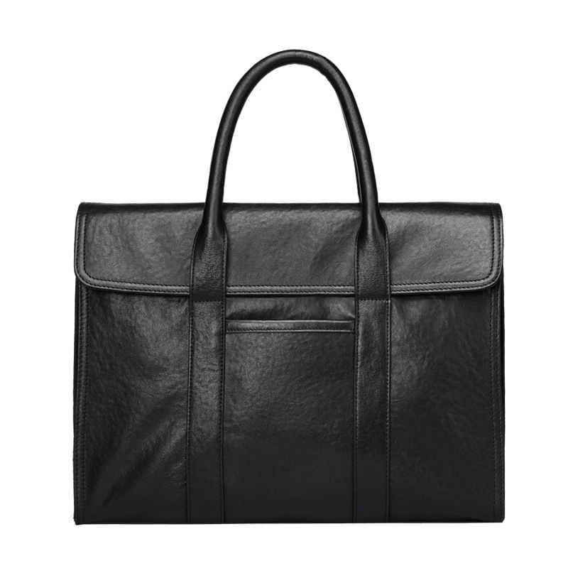 China Custom Briefcase Bag Factory –  Logo New Leather Business Bag And Company Photo – FEIMA BAG