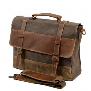 Масовна класична кожа деловна торба и е-пошта за контакт на извозникот