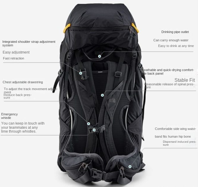 Mountaineering bag guide suitable for most people  (3)