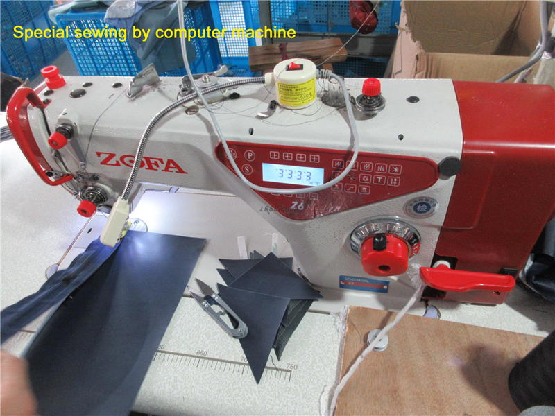 Special sewing by computer machine