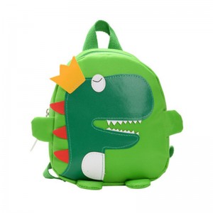 Nova mochila de desenho animado de dinossauro para crianças