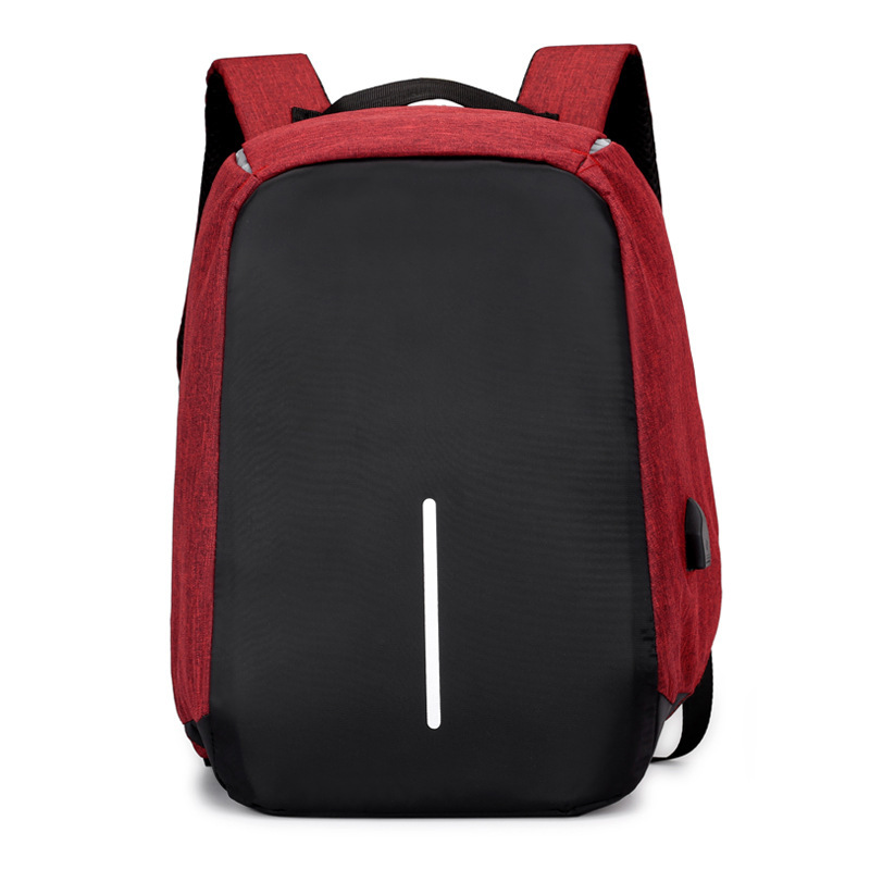 Custom Fashionable Anti Theft Backpack With Manufacturer Details