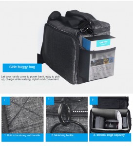 Personalizēta, moderna kameras soma ar ražotāja informāciju