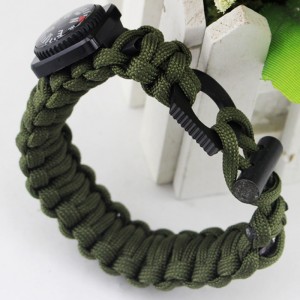 Outdoor Adventure Survival Armband Mei Woven Rope