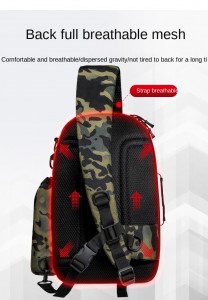 Custom Make Logo Best Fishing Bag Fishing backpack Fampidirana