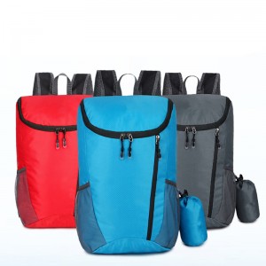 Khoom plig Coloured Foldable Backpack Thiab Hoobkas Infomation