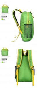 Pabrikan Hot Selling Foldable Backpack Katalog