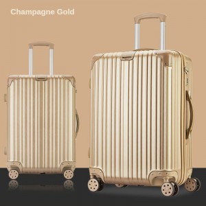 चीन एल्युमिनियम केटी सूटकेस सामान डिजाइन