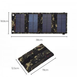 Diseño de mochila de panel solar al aire libre de moda personalizado