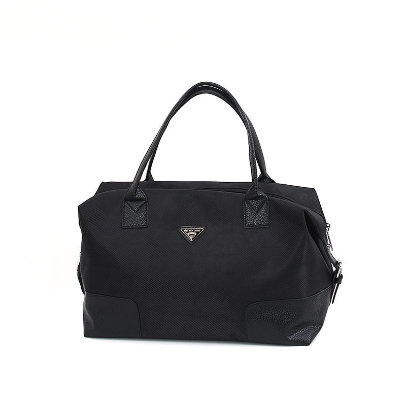 China Custom CD Rack Factory –  Black Foldable Big Travel Duffel Bag – FEIMA BAG