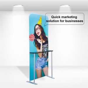 Tension Fabric Stand With LCD Board