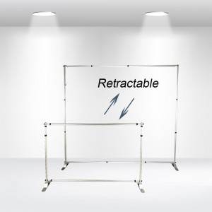 Advertising Fabric Tension Display Adjustable Step and Repeat Backdrop