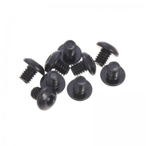 black stainless steel socket button head screws