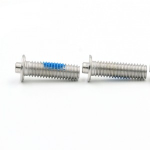manufacturer custom design anti loose screws whit nylon patch
