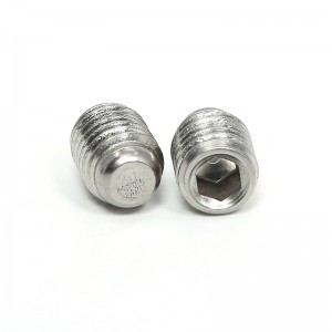 china hexagon socket set screws with flat point manufacturers
