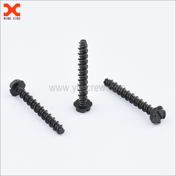 8-Indented-Hex-Washer-Head-Slotted-thread-cutting-screw