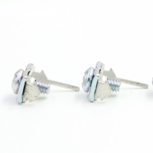 terminal screws with square washer nickel for switch