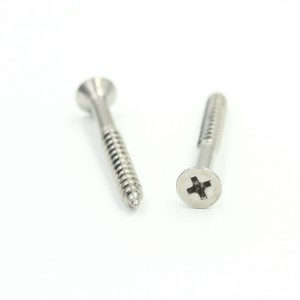 custom metal partially threaded  self tapping screw