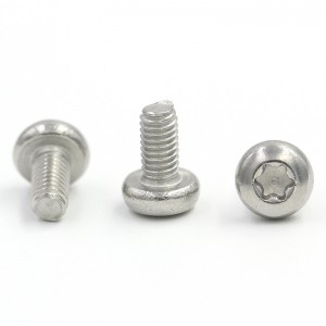 button Torx pan head machine socket screws