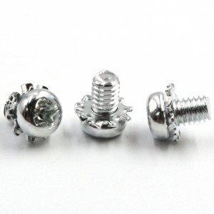 Factory customization serrated washer head sems screw