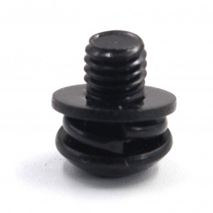 china manufacturer custom Black three combination screws