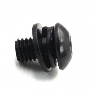 china manufacturer custom Black three combination screws
