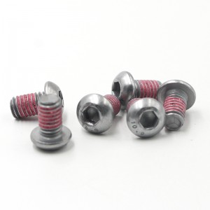 screw producers in china custom button head nylon patch screw