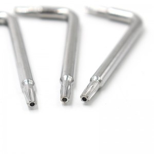 wholesale star hexallen keys torx wrench with hole