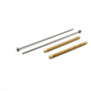 Brass lathe part copper cnc turned parts brass pin