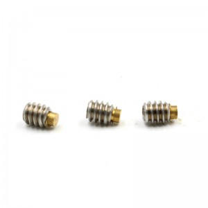 high quality custom stainless small size soft tip socket set screw