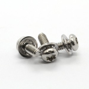 supplier straight pins screw lock washer combination