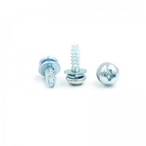 Thin head pozi combination screws