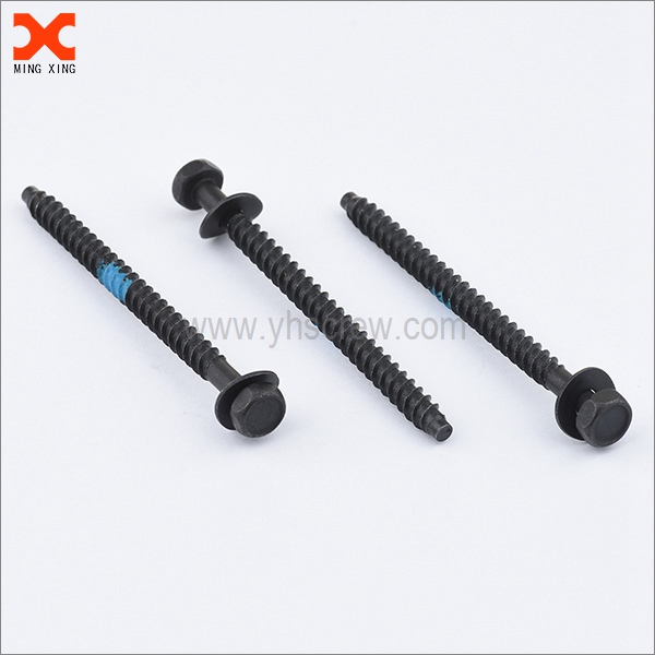 Indented-Hex-Washer-Head-thread-cutting-screw-with-wave-washer
