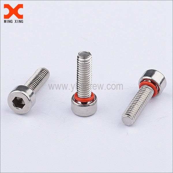 Tamper-proof screws self sealing  socket cap machine screws